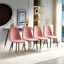 Pink discount kitchen chairs